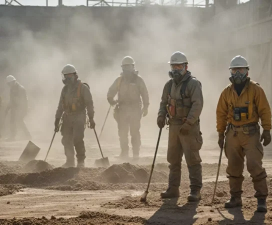 Regulacje i normy dotyczące pyłu krzemionkowego przy szlifowaniu betonu