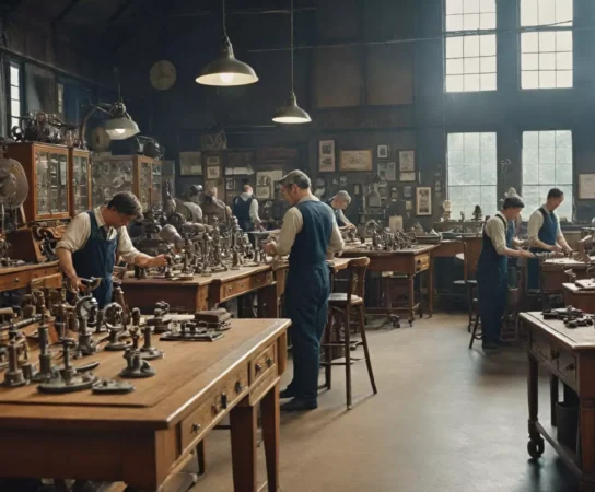 Wpływ przemysłu na produkcję mebli Art Deco