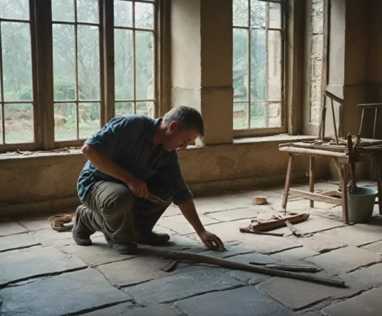 Renowacja starych posadzek kamiennych i gresowych